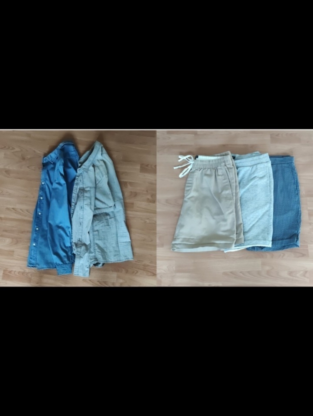 Banana Republic - 2 shirts & 3 shorts